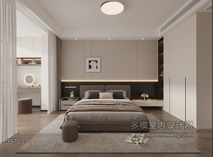 现代卧室1