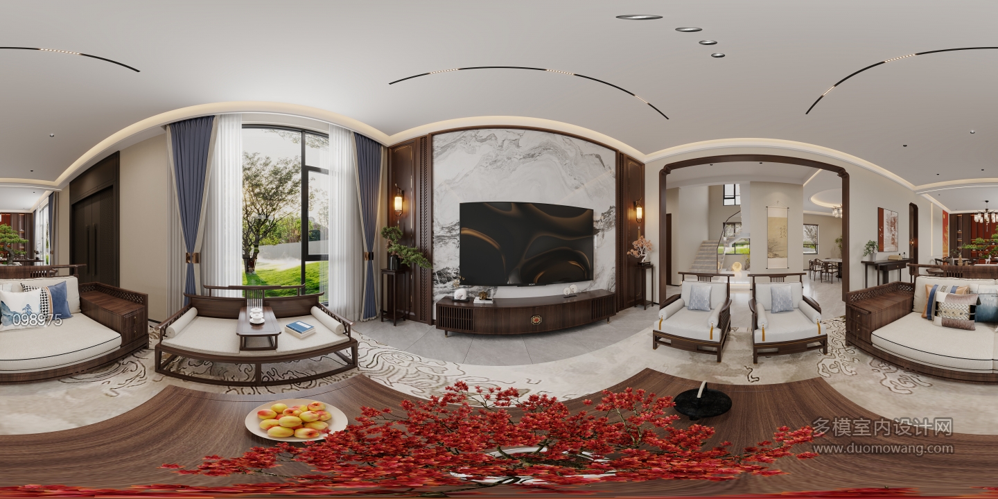 新中式客厅360_1f