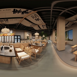 侘寂巴蜀串店全景2