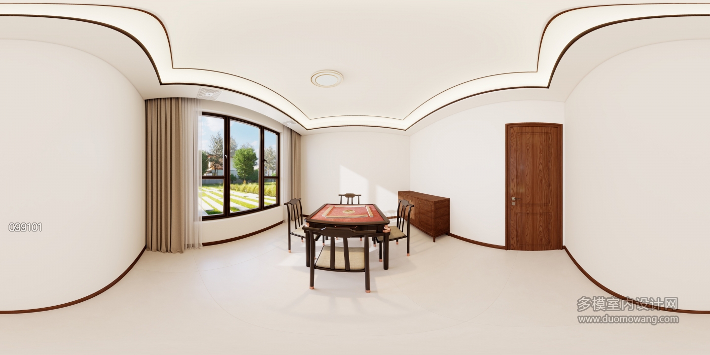 新中式一楼棋牌室