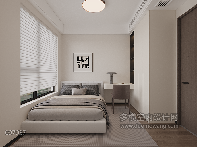 现代卧室3