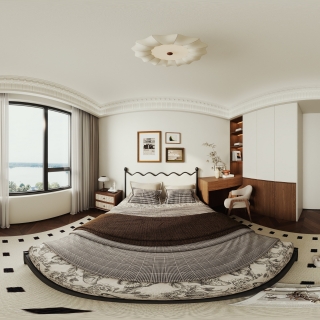 法式中古次卧2全景