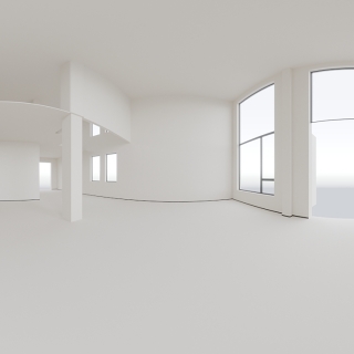 黑白灰墙体客厅茶室全景小图