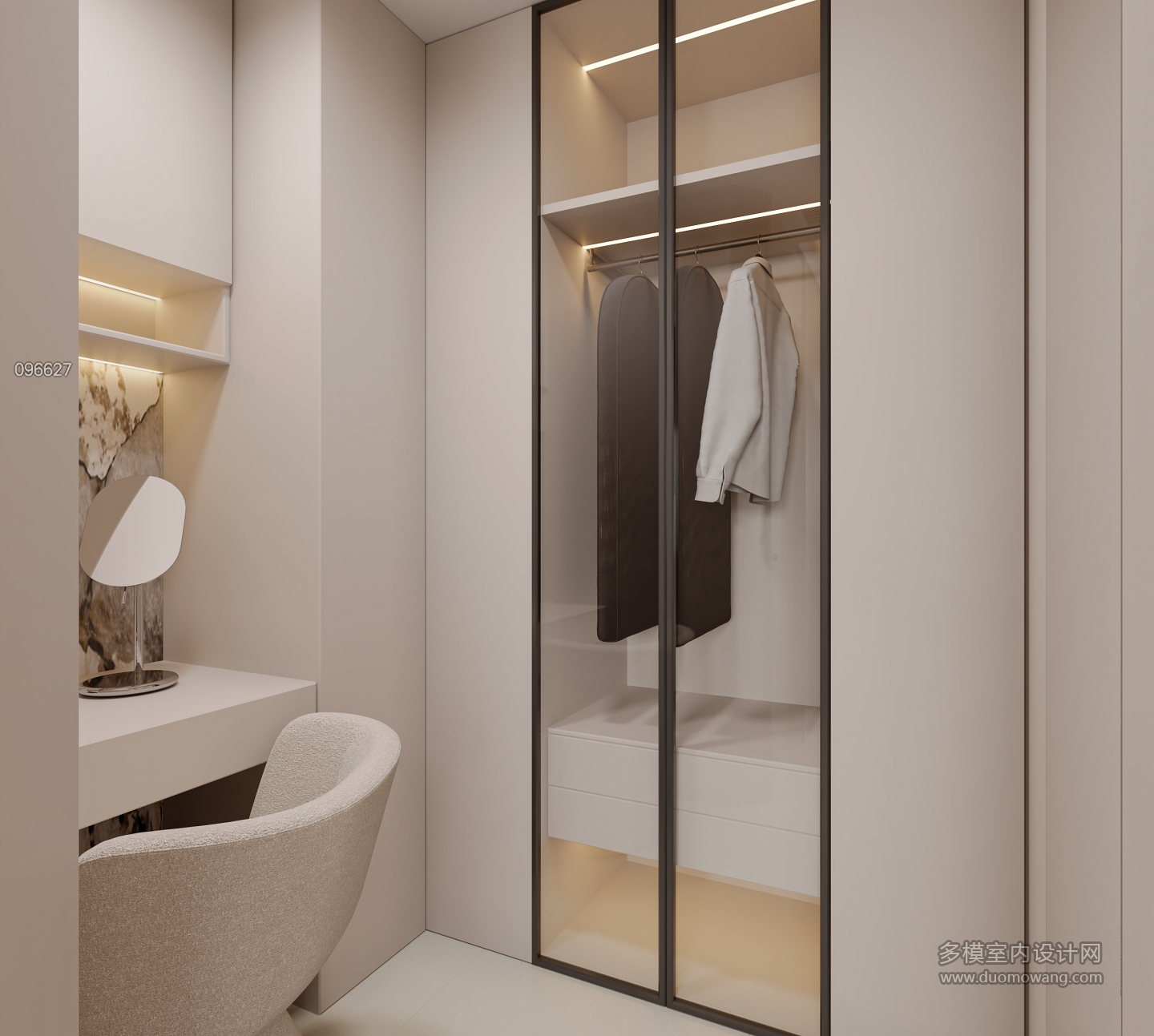 现代 衣帽间静态