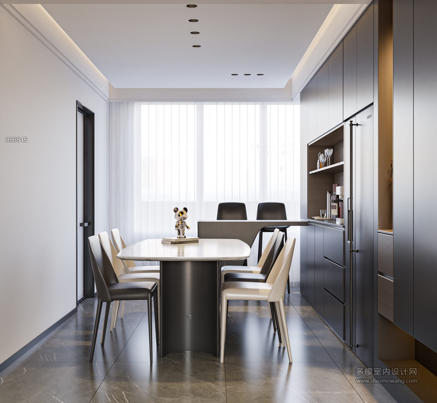 现代客餐厅单张1