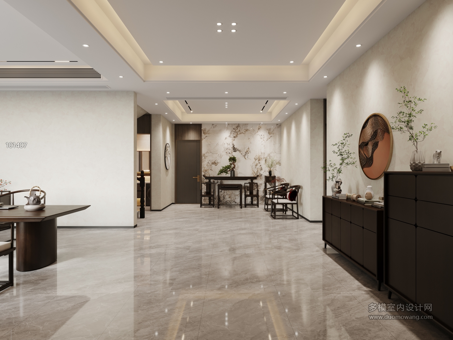 新中式中堂特写