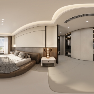 现代主卧-全景