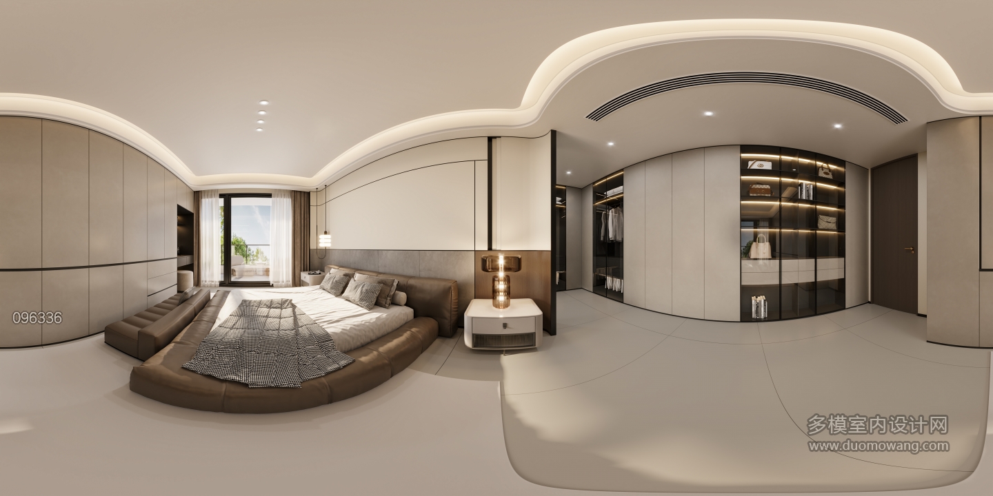 现代主卧-全景
