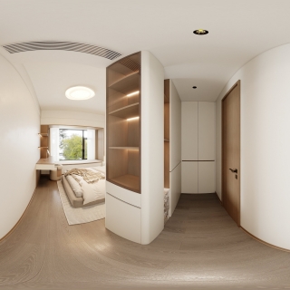 现代主卧衣帽间