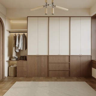 现代 中古风 主卧 单张2