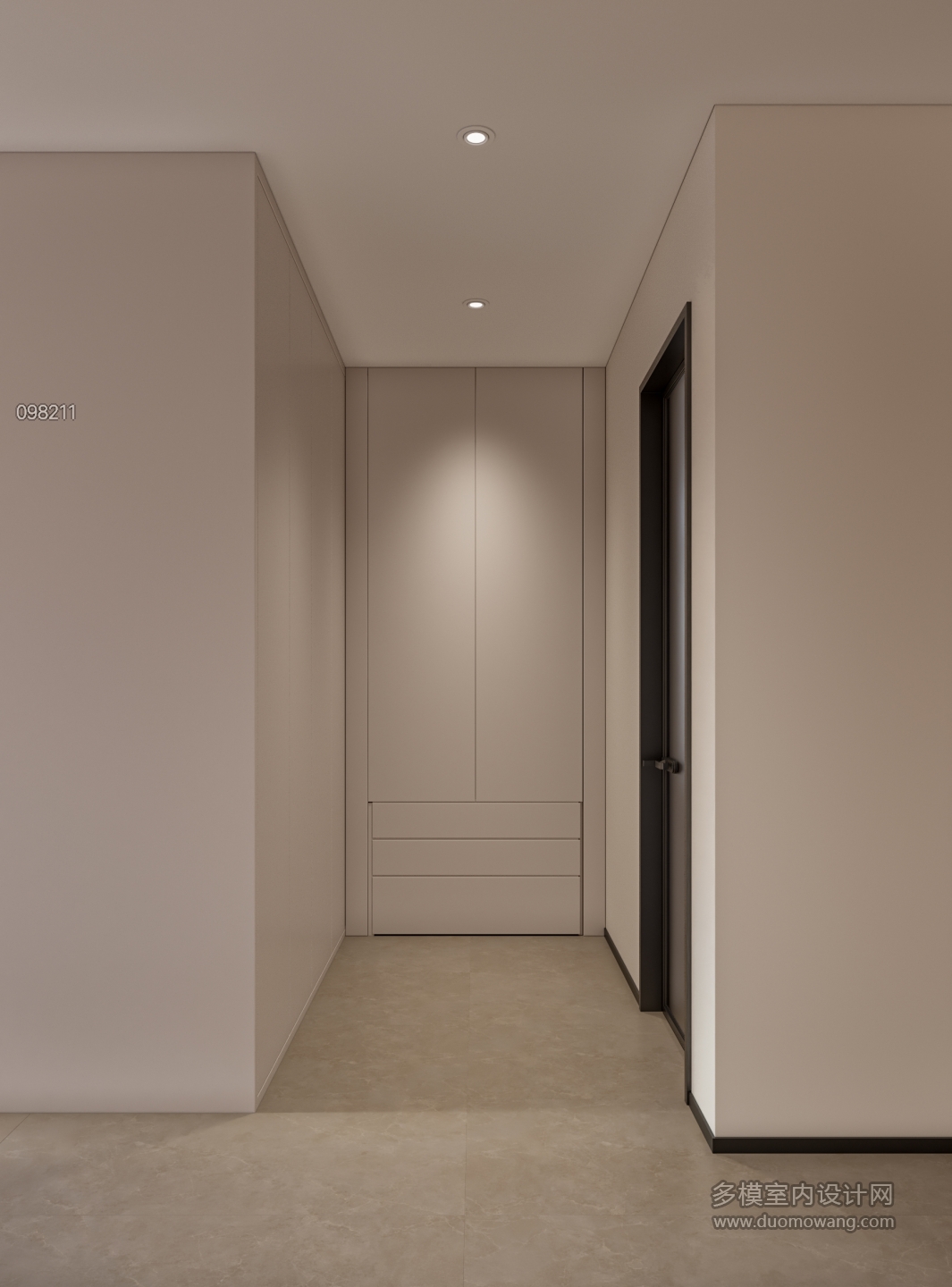 现代衣帽区单张