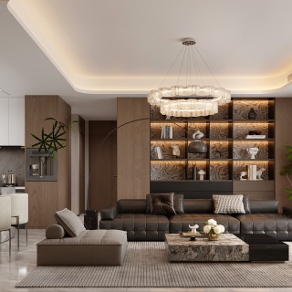 沙发背景   意式