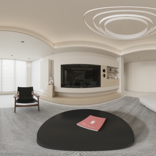 现代客餐厅全景