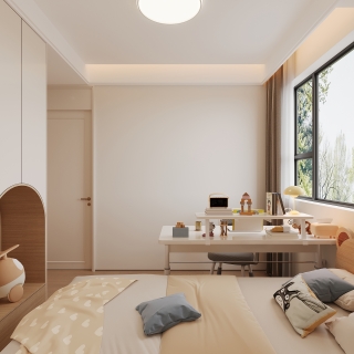 法式男孩房单张二