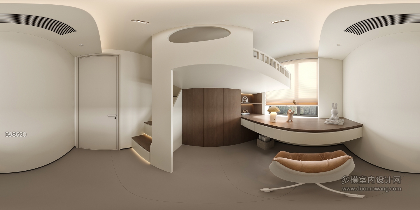 现代卧室_全景_0000