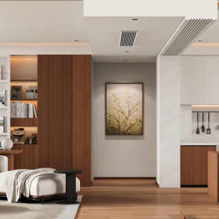 现代中古沙发面