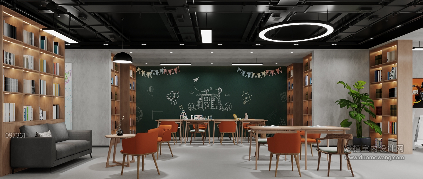 现代-政务大厅儿童区特写