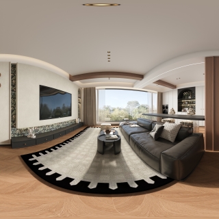 法式客餐厅全景