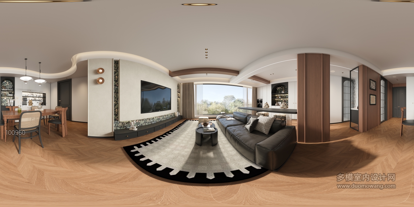 法式客餐厅全景