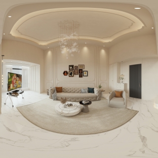 法式 客餐厅 全景