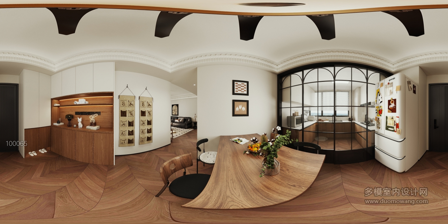 法式中古餐厅全景