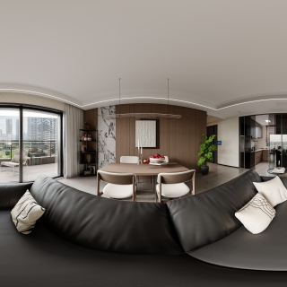 中古风 客厅全景