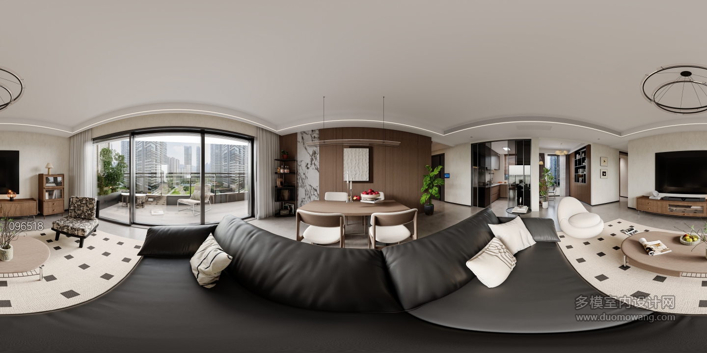 中古风 客厅全景