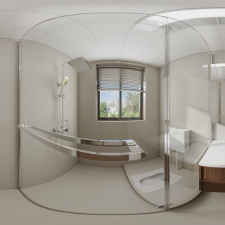 新中式二楼卫生间