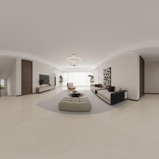 现代客餐厅全景