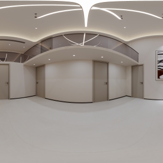 现代负一挑空客厅