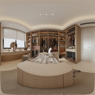 4楼 衣帽间 全景 新