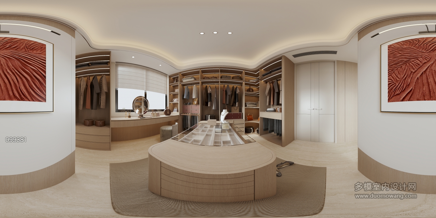 4楼 衣帽间 全景 新