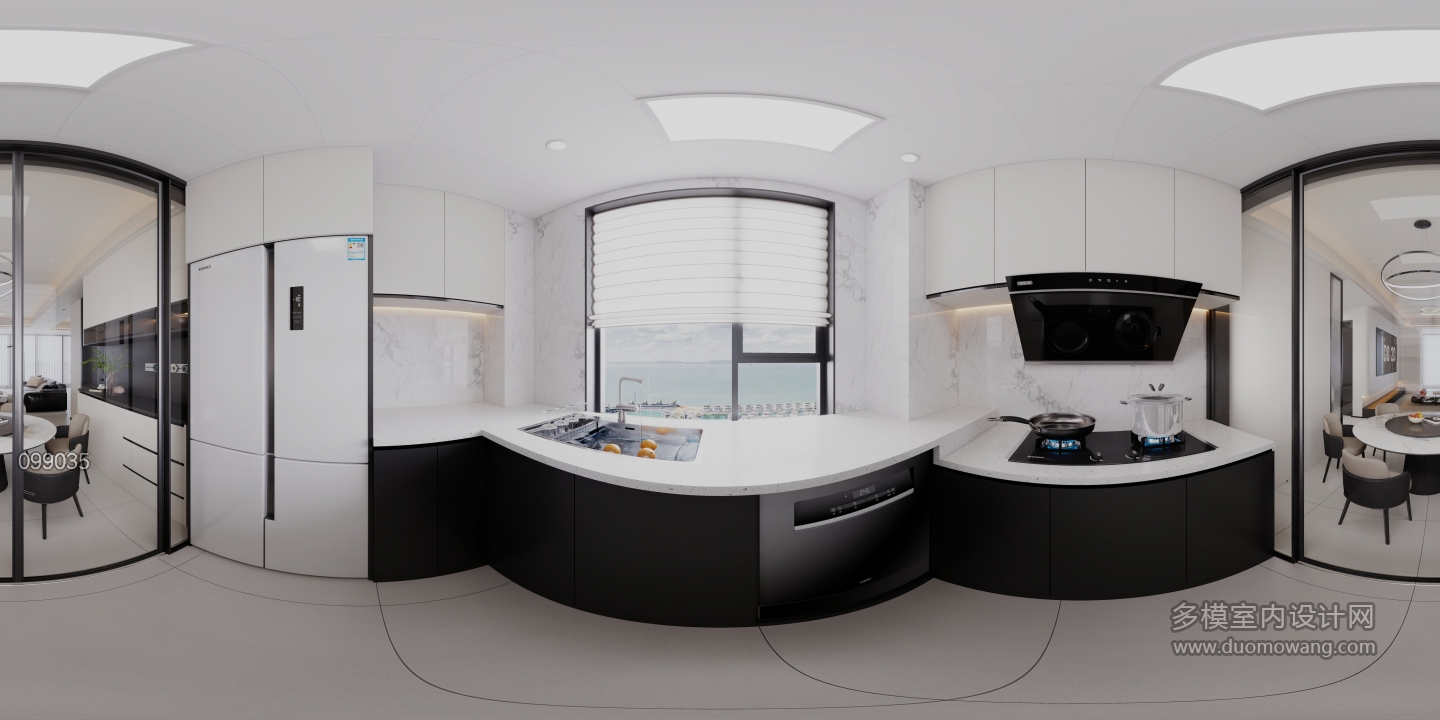 现代-厨房
