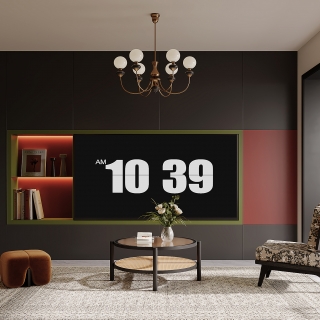 美式复古客厅001