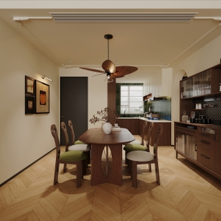 现代客餐厅单张三