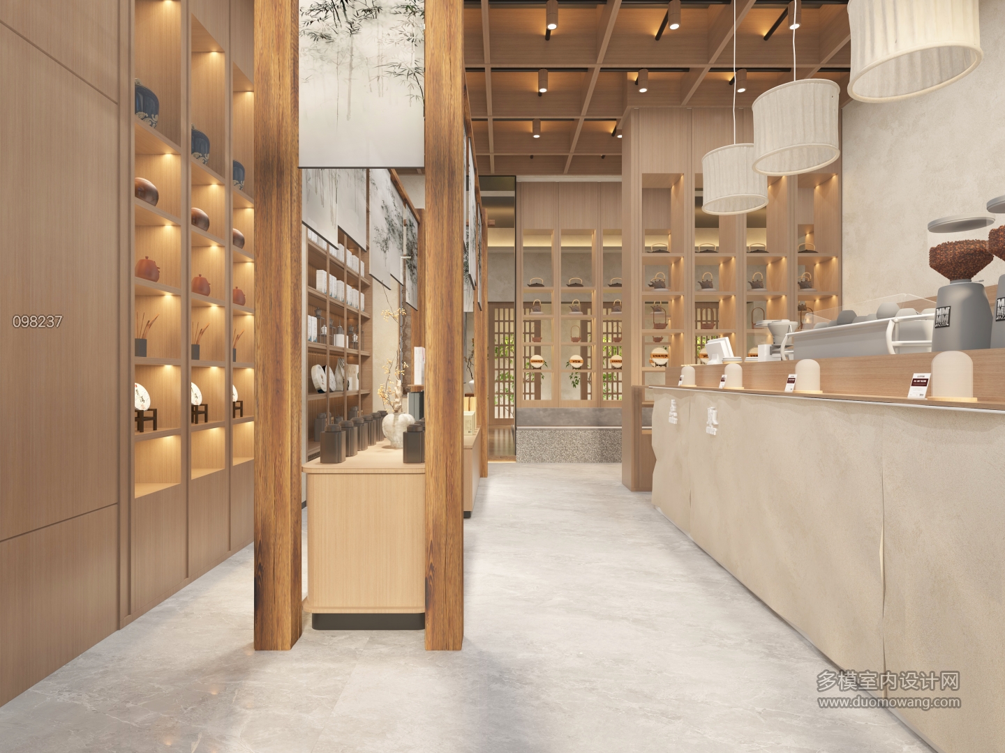 新中式大厅单张001