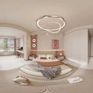 新中式二楼儿童房