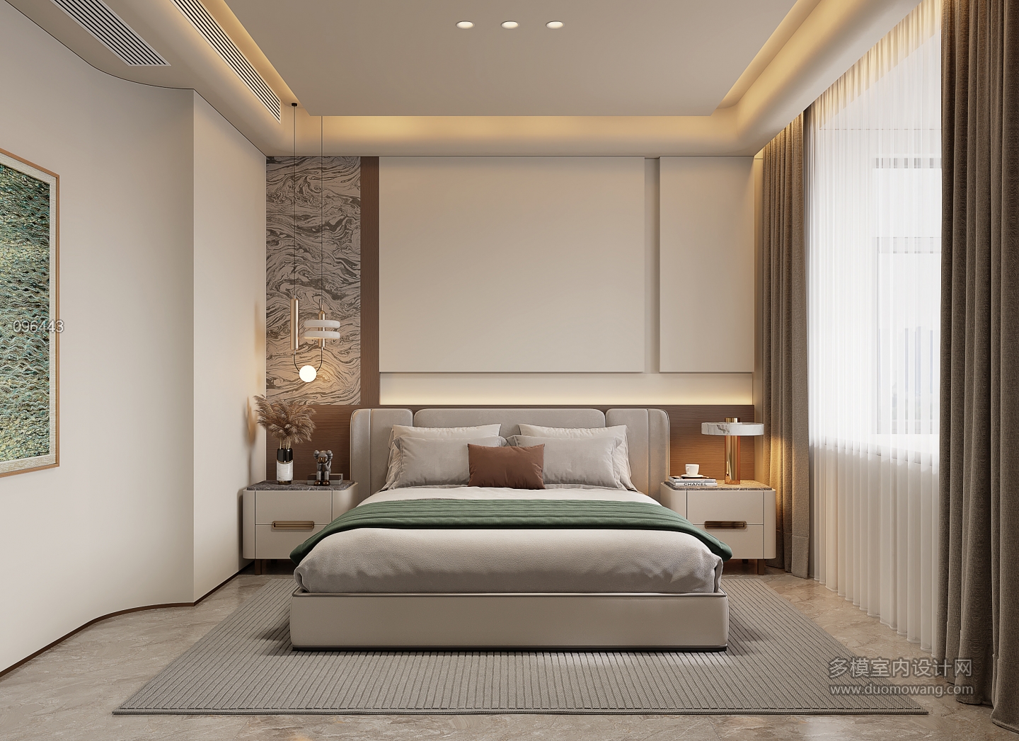 意式二楼次卧一