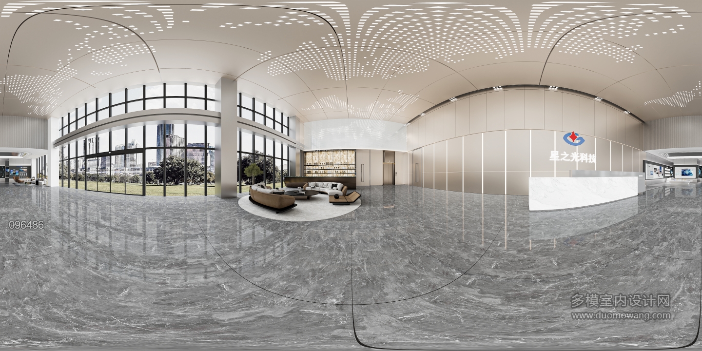 现代展厅大厅