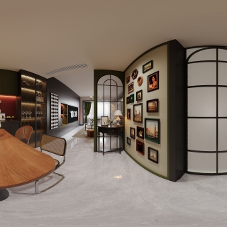 美式复古餐厅360