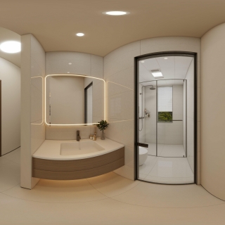 现代卫生间公区