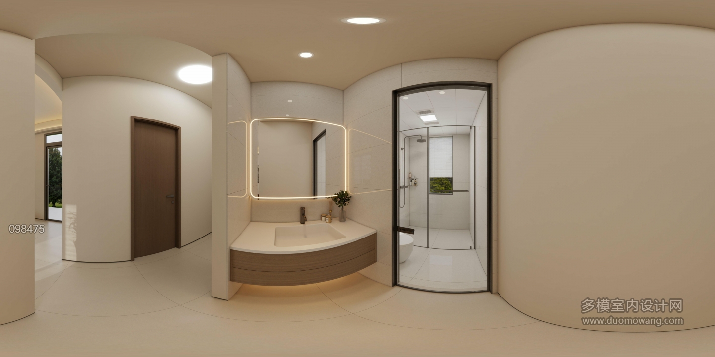 现代卫生间公区