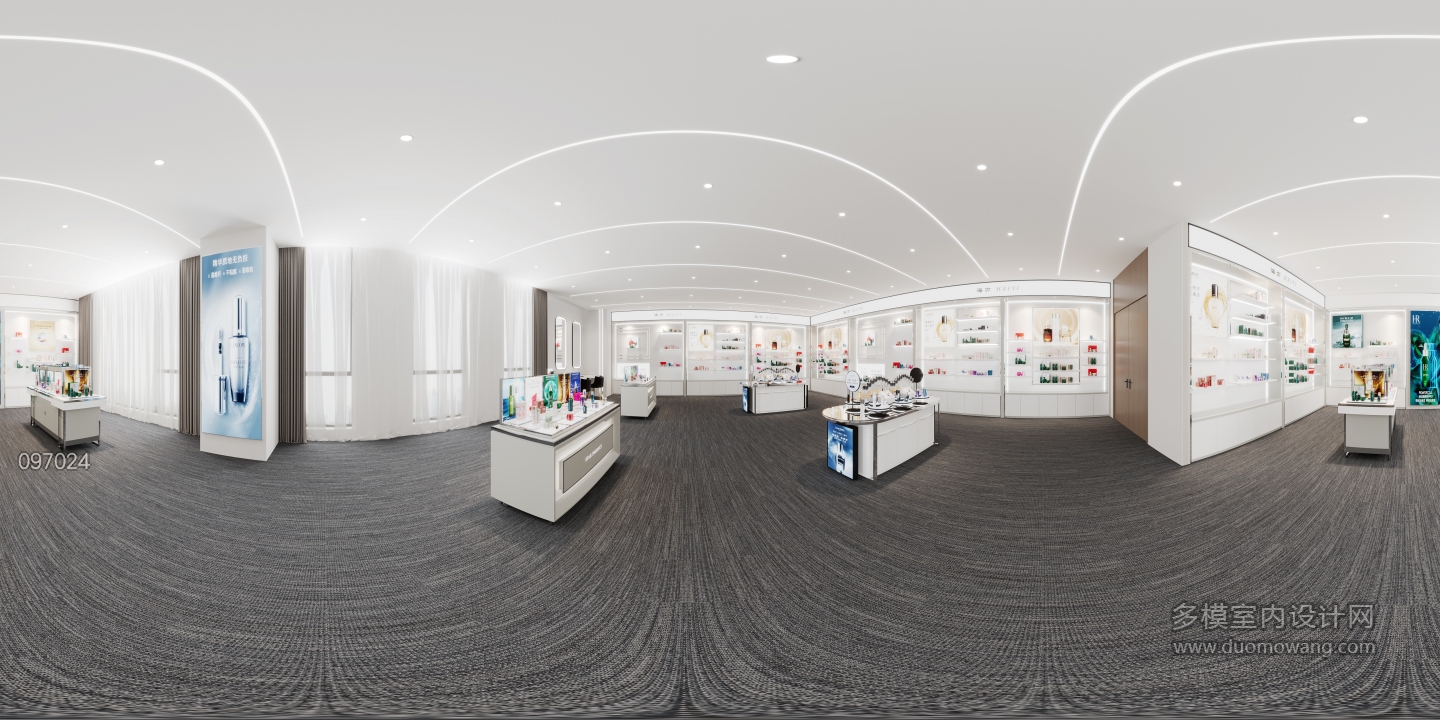 现代展厅全景