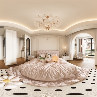 法式主卧全景