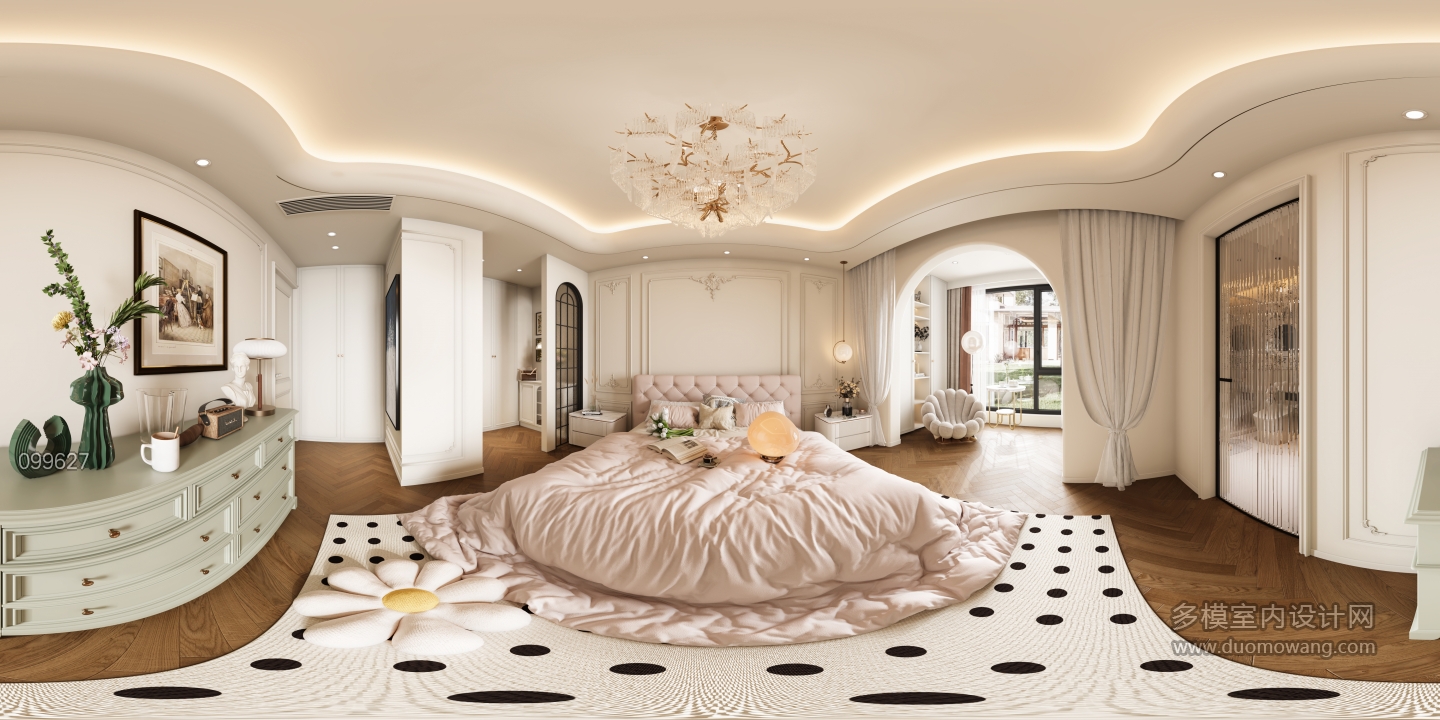 法式主卧全景