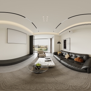 17-16-5 现代 客餐厅 全景