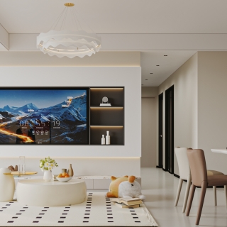 奶油风客餐厅特写2