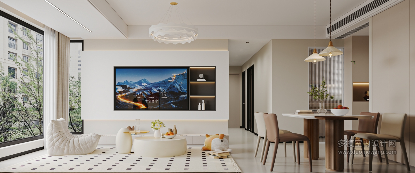 奶油风客餐厅特写2