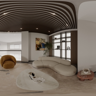 现代接待休闲区