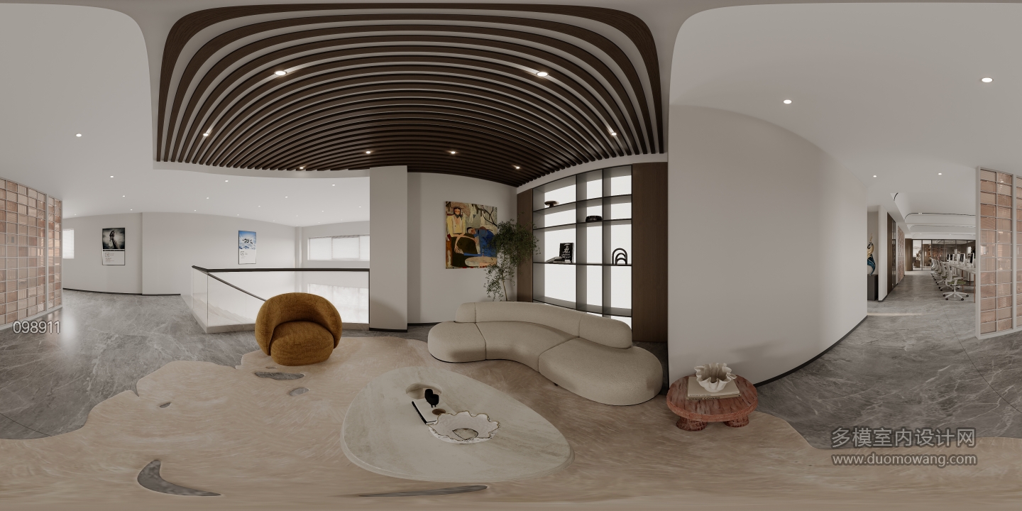 现代接待休闲区